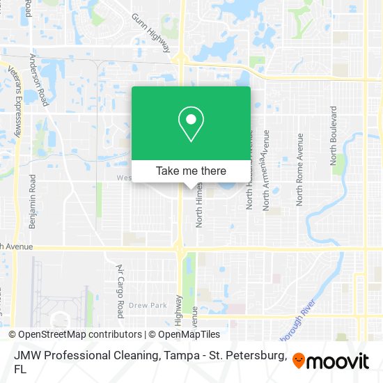 JMW Professional Cleaning map