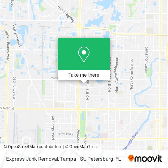 Express Junk Removal map