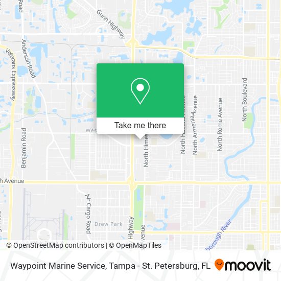 Waypoint Marine Service map