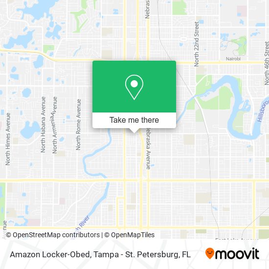 Amazon Locker-Obed map