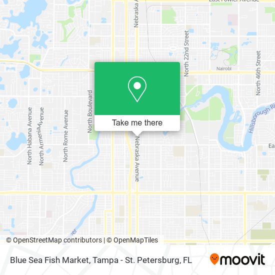 Mapa de Blue Sea Fish Market