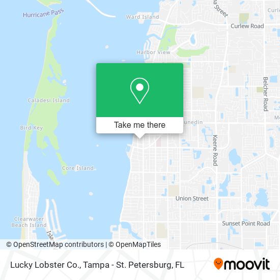 Mapa de Lucky Lobster Co.