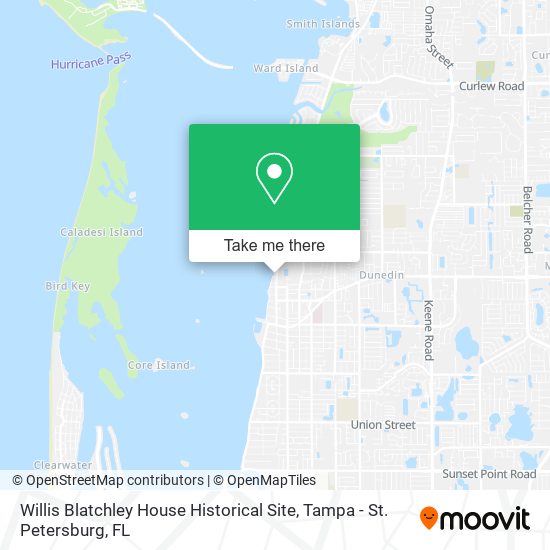 Willis Blatchley House Historical Site map