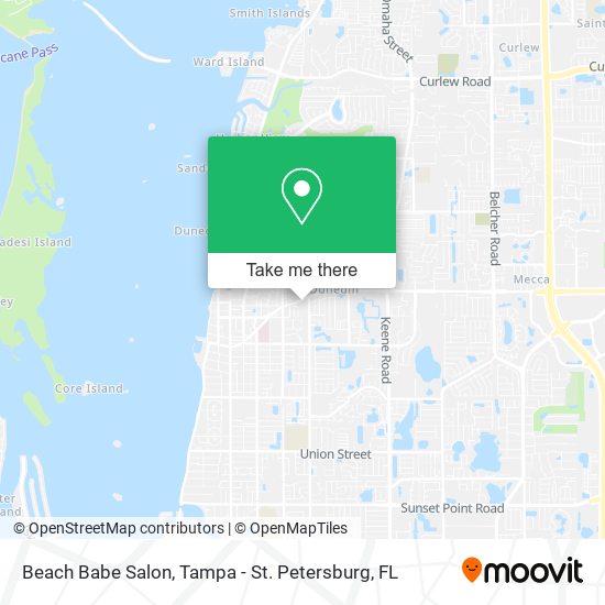 Beach Babe Salon map