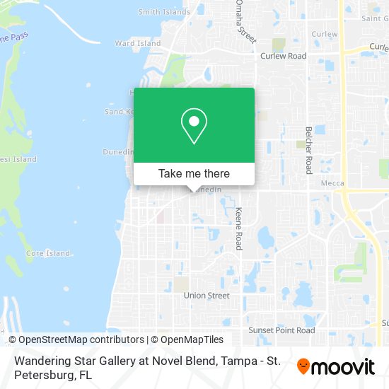 Wandering Star Gallery at Novel Blend map