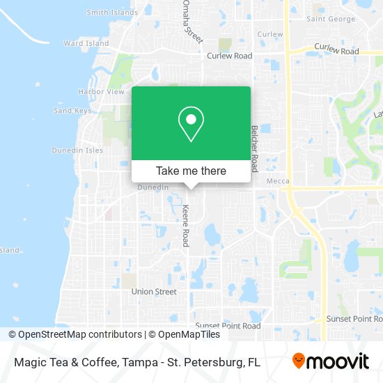 Magic Tea & Coffee map