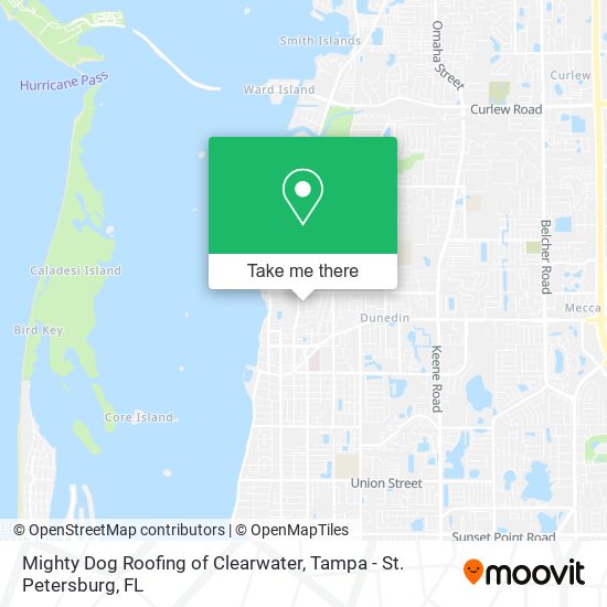 Mapa de Mighty Dog Roofing of Clearwater