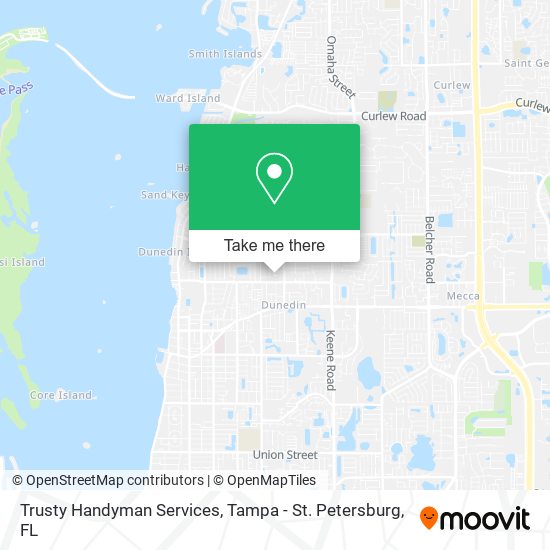 Trusty Handyman Services map