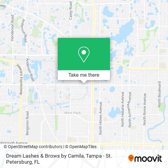 Dream Lashes & Brows by Camila map