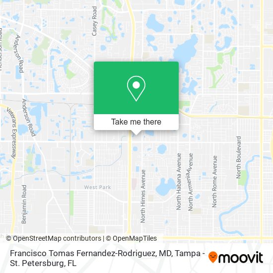 Francisco Tomas Fernandez-Rodriguez, MD map