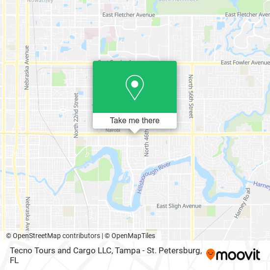 Mapa de Tecno Tours and Cargo LLC