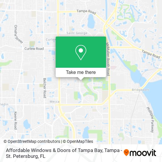 Affordable Windows & Doors of Tampa Bay map