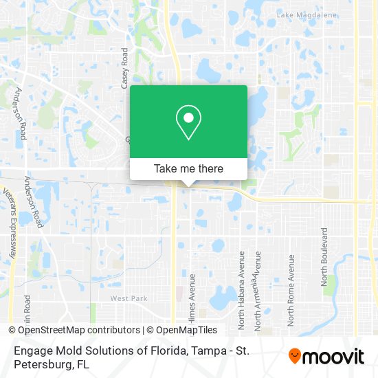 Mapa de Engage Mold Solutions of Florida