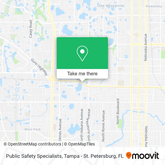 Public Safety Specialists map