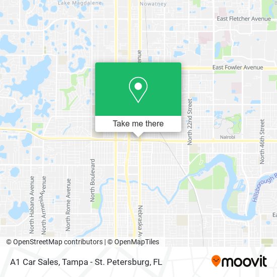 A1 Car Sales map
