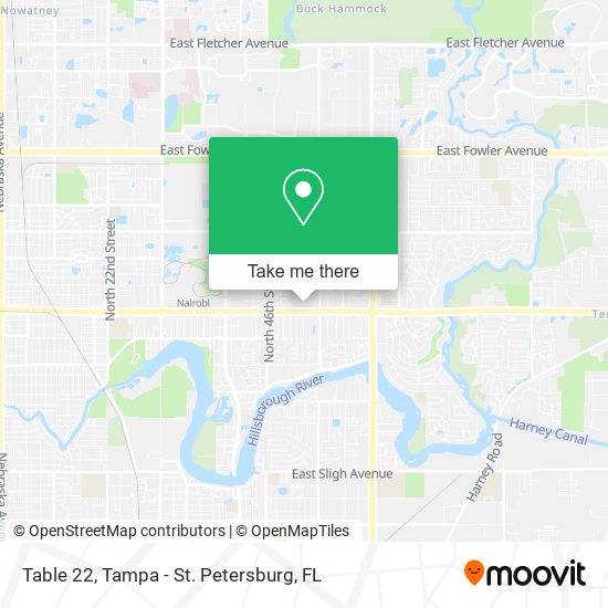 Table 22 map
