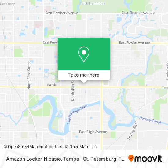 Amazon Locker-Nicasio map