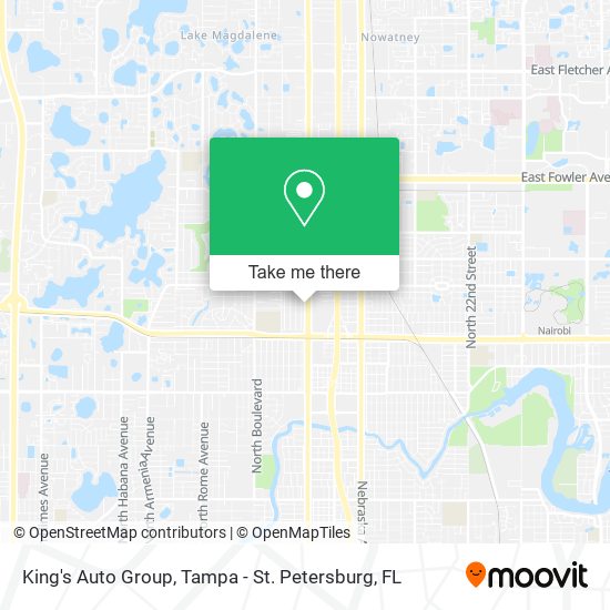 King's Auto Group map