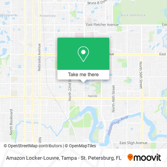 Amazon Locker-Louvre map