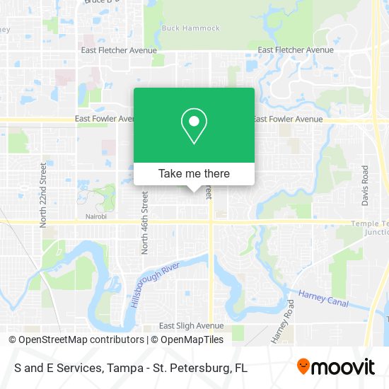 S and E Services map
