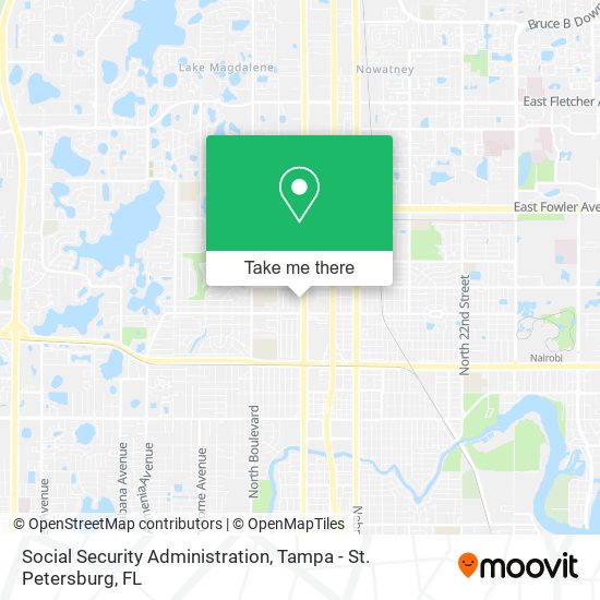 Social Security Administration map