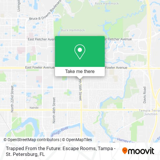 Mapa de Trapped From the Future: Escape Rooms