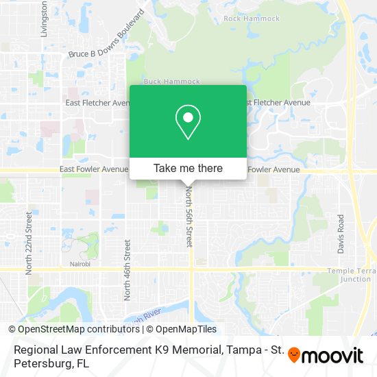 Mapa de Regional Law Enforcement K9 Memorial