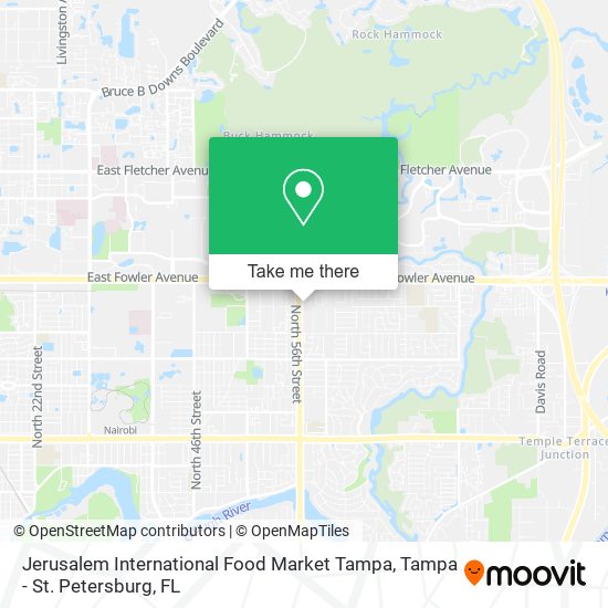 Mapa de Jerusalem International Food Market Tampa