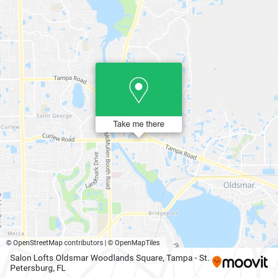 Mapa de Salon Lofts Oldsmar Woodlands Square