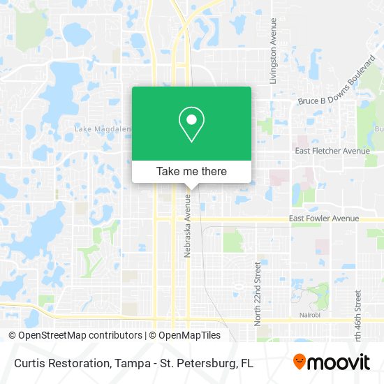 Curtis Restoration map