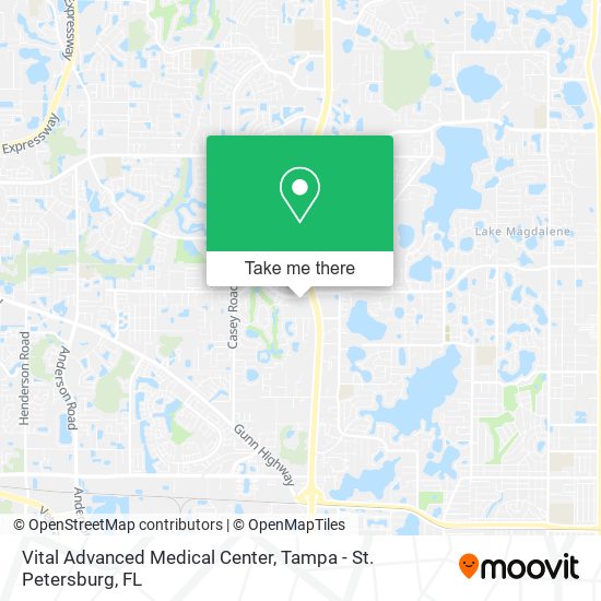 Mapa de Vital Advanced Medical Center