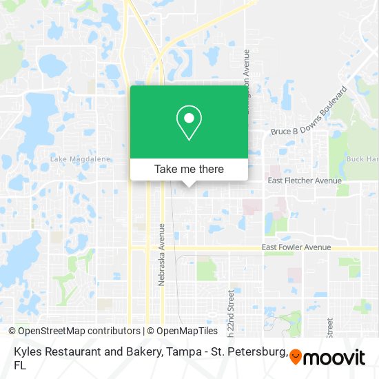Mapa de Kyles Restaurant and Bakery