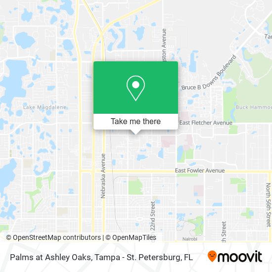 Palms at Ashley Oaks map