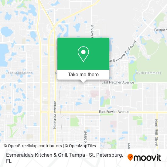 Mapa de Esmeralda's Kitchen & Grill