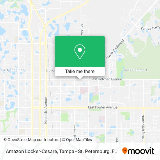 Amazon Locker-Cesare map