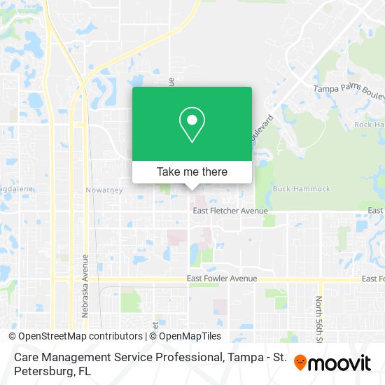 Care Management Service Professional map