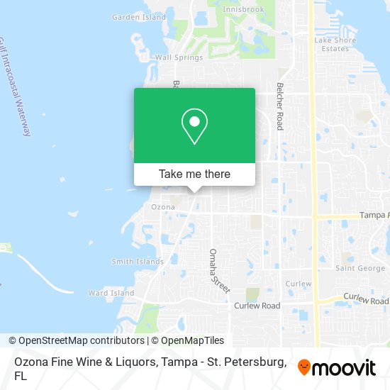 Ozona Fine Wine & Liquors map