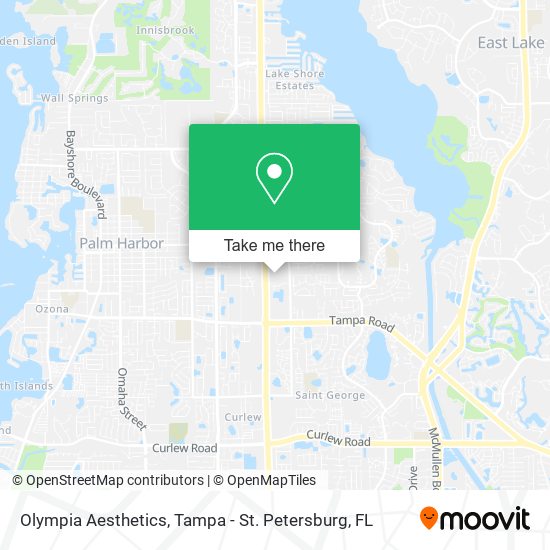 Olympia Aesthetics map