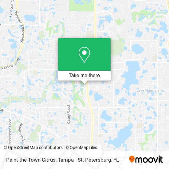Paint the Town Citrus map