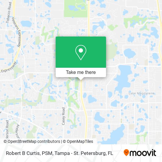 Mapa de Robert B Curtis, PSM