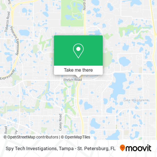 Spy Tech Investigations map