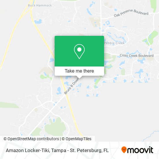 Amazon Locker-Tiki map