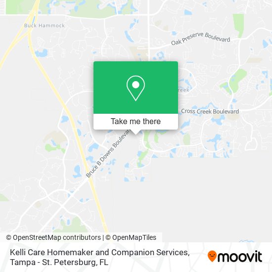 Kelli Care Homemaker and Companion Services map