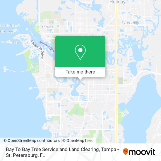 Bay To Bay Tree Service and Land Clearing map
