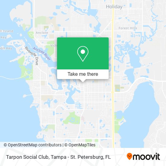 Mapa de Tarpon Social Club