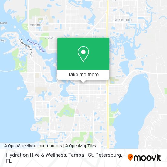 Hydration Hive & Wellness map