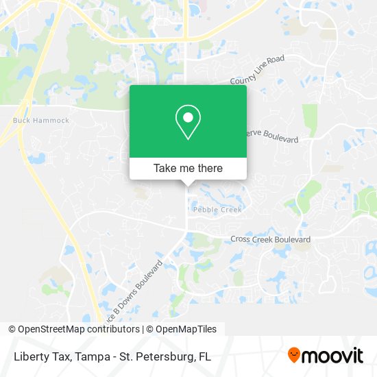 Liberty Tax map