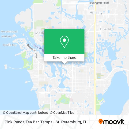 Mapa de Pink Panda Tea Bar