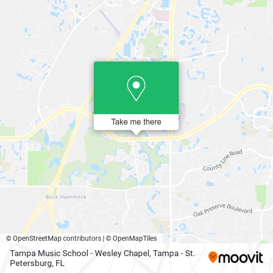 Tampa Music School - Wesley Chapel map