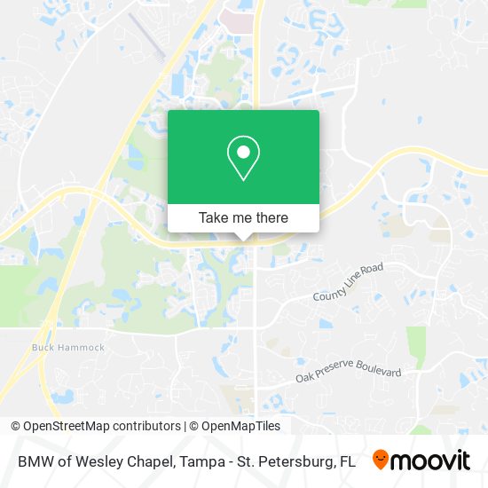 Mapa de BMW of Wesley Chapel